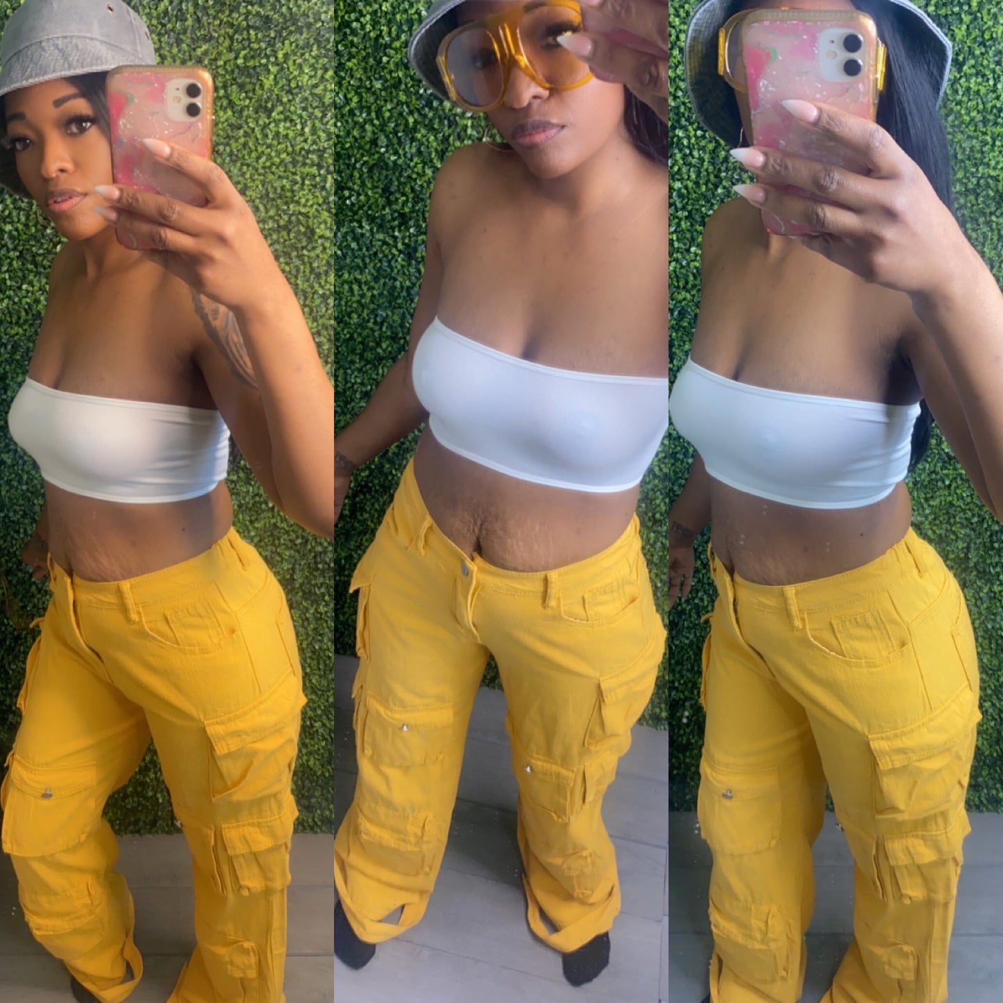 Color Pop Utility Cargo Pants