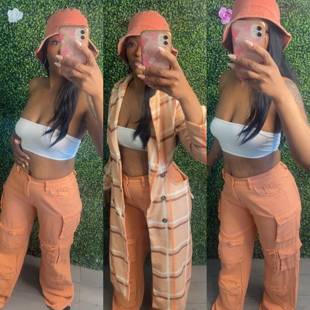 Color Pop Utility Cargo Pants