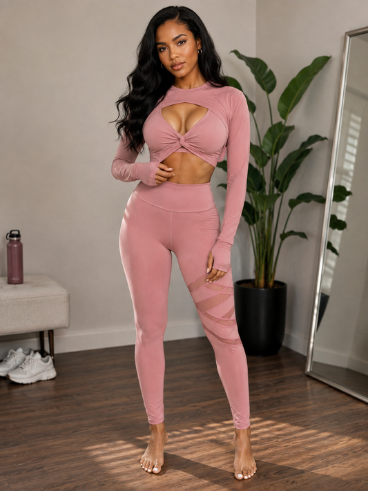 Blush Hour 3-Piece Active Set