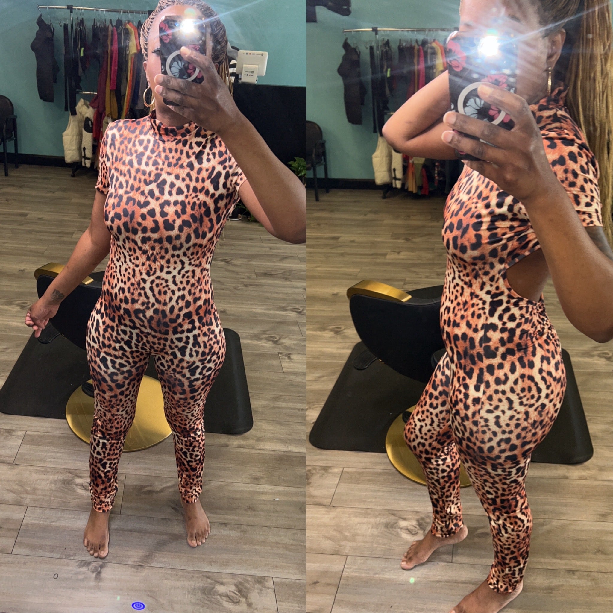 🐆 Fierce Leopard Catsuit