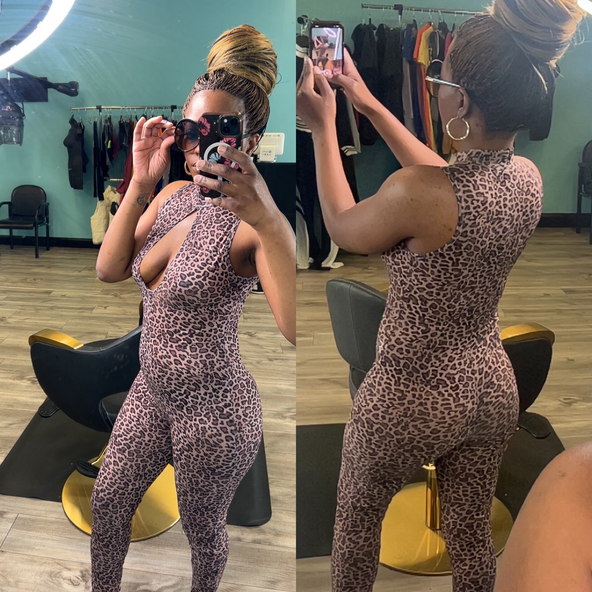 🐆 Wild Confidence Leopard Jumpsuit
