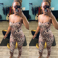 🐆 Wild Energy Leopard Halter Jumpsuit