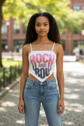 Rock & Roll Bandana Crop Top