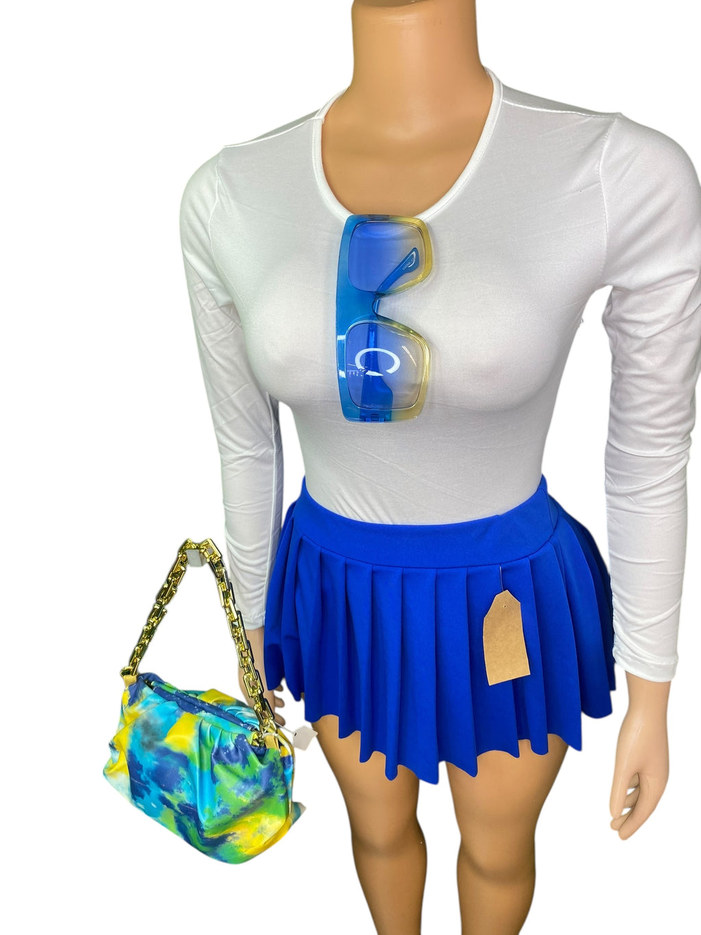 Flirty Pleated Mini Skirt