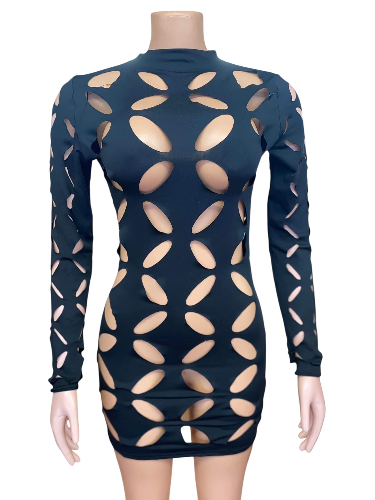 Midnight Cutout Bodycon Dress