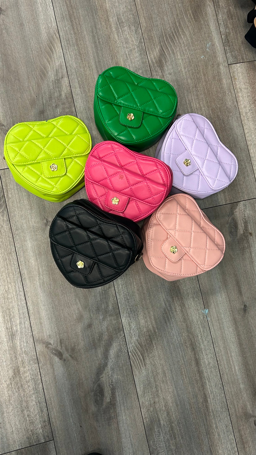 Luxe Heart Crossbody Bag