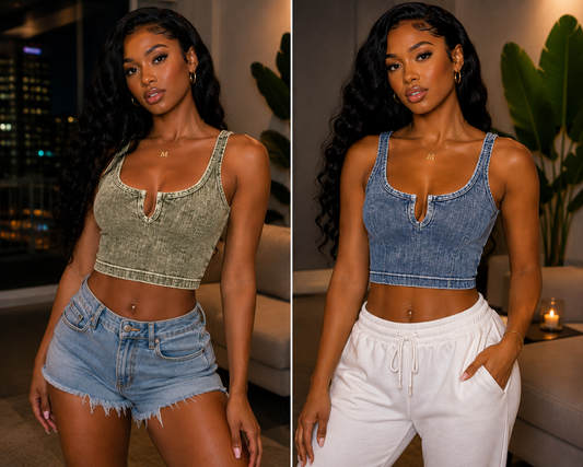 The Washed & Worthy Crop Top