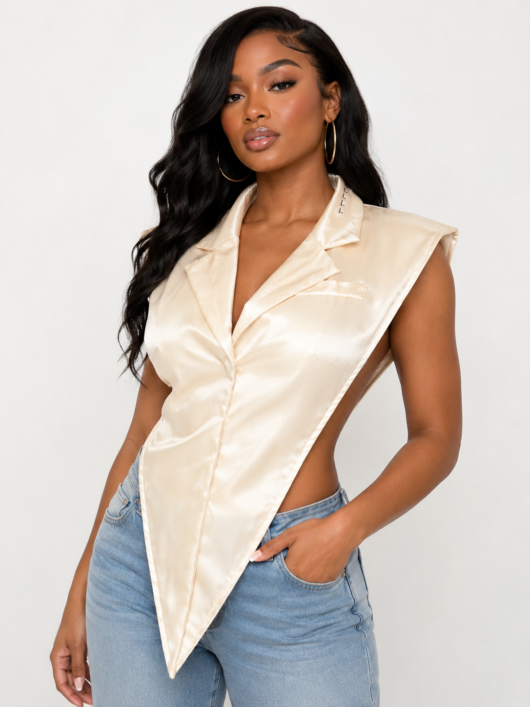 Faux Leather Vest