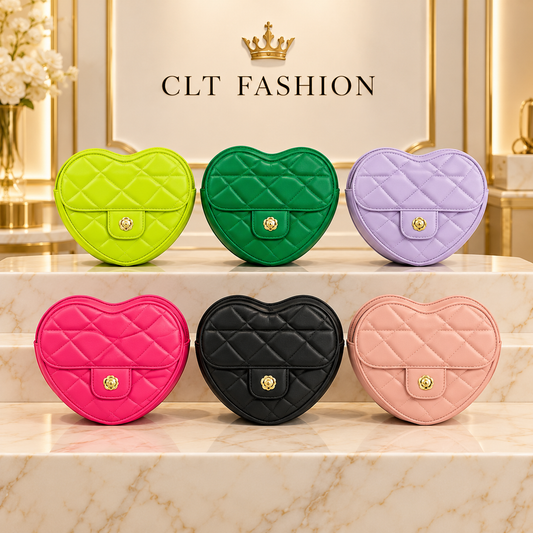 Luxe Heart Crossbody Bag