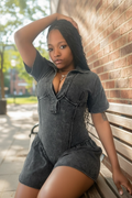 Midnight Wash Romper