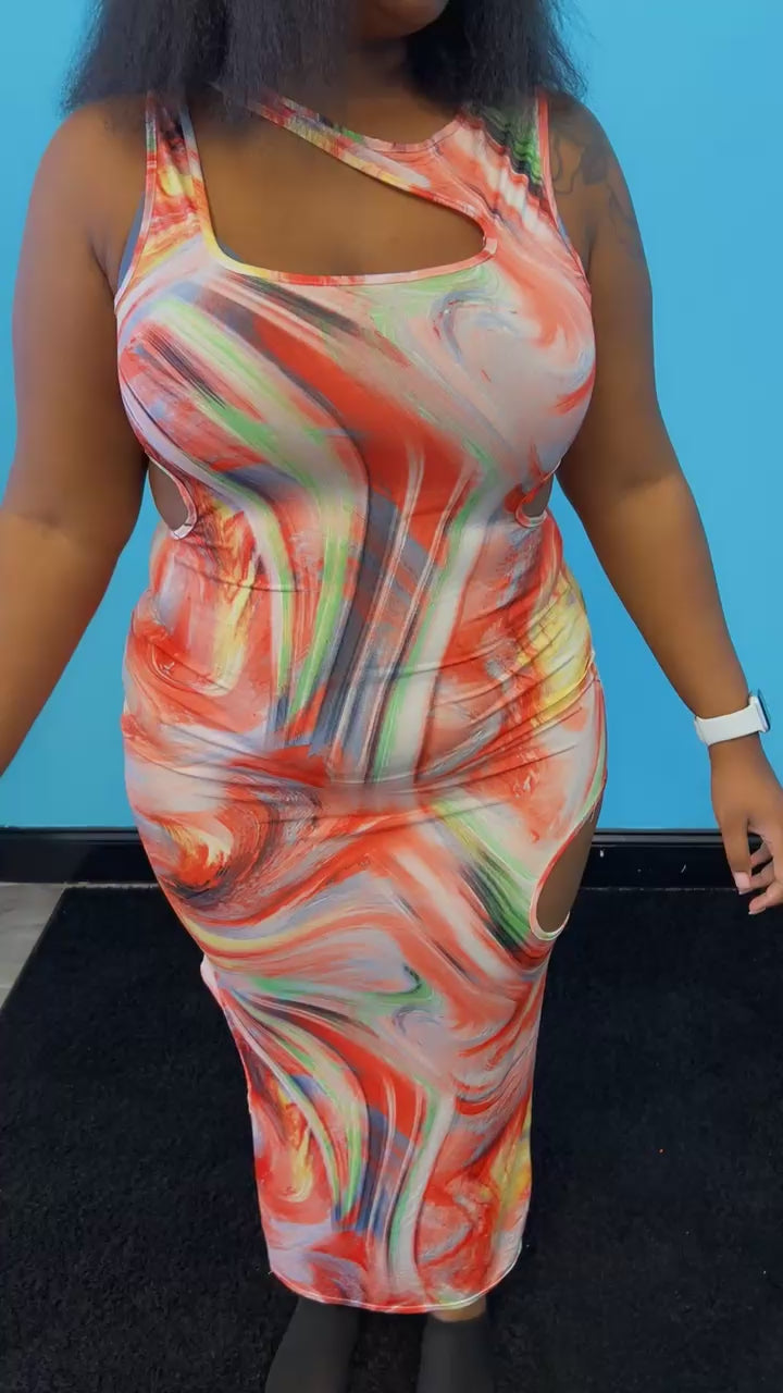 Multi Open side Dress